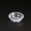 EMBALLAGE PLASTIQUE AVEC COUVERCLE PLAT 100 ML