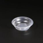 EMBALLAGE PLASTIQUE AVEC COUVERCLE PLAT 100 ML