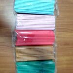 LES PAILLE PAPIER 5 COLOR 06*19.5 CM