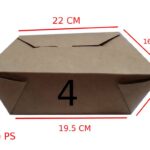 EMPORTER CONTENEUR EN PAPIER KRAFT SIZE 4